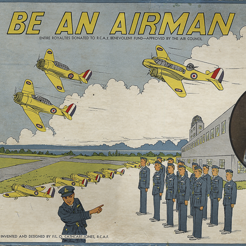 Be an airman est un album avec une photo d'un aviateur du Musée canadien de la guerre à Ottawa.